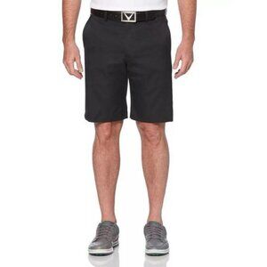 NWT CALLAWAY Pull-On Performance Golf 8" Mens Short Size XL Black